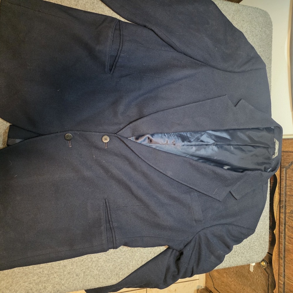 Natural Exchange by Alexander Lloyd navy blue sport coat/blazer Size 54 Y1